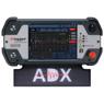 Photo of the Megger Baker ADX unit ADX15A. A static motor analyzer with graphical information on display screen.