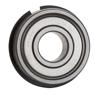NTN 6308ZZNR01 Single Row Deep Groove Radial Ball Bearing, 40 mm Bore x 90 mm OD x 23 mm W, Double Shield, Pressed Steel Cage