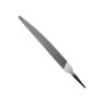 The image shown is representative of the product family and may not specifically be the individual item. Double cut on sides, single cut on sharp edge. Supplied with safe backs. Triangular shape. - Nicholson 07085N Knife File.