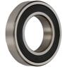 R6-2RS03 Double Row Deep Groove Radial Ball Bearing, 3/8" Bore x 7/8" OD x 9/32" W, Double Seal, Chrome Steel Cage