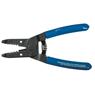 The image shown is representative of the product family and may not specifically be the individual item. The Klein multi-purpose versatile wire stripper and cutter is compatible with 6 standard wire sizes. This tool offers serrated nose jaws to bend o…