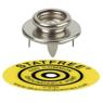 Desco Statfree® 09863 Push and Clinch Female Snap Socket, 10 mm