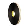3M 4492 Double-Coated Polyurethane Foam Tape, 3/8" x 72 yd x 31 Mil, Black/Tan Liner, 24/Case, MFR ID 7010373747